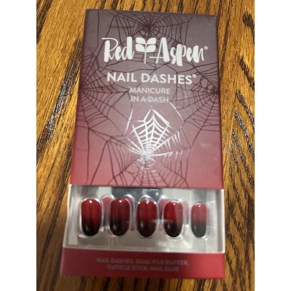 Red Aspen Nail Dashes- Bundle Set- 6 Boxes- Assorted Designs-Press Ons - Picture 2 of 7